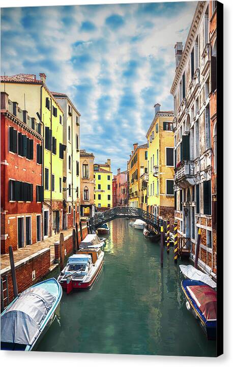 Venetian Canal - Canvas Print