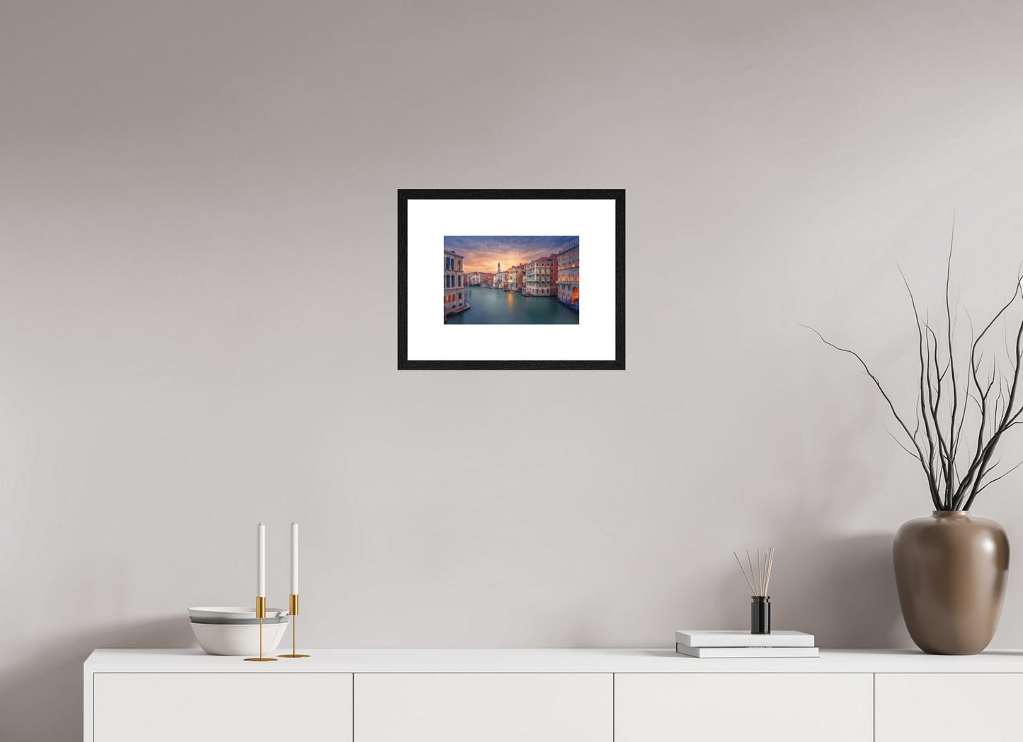 30 x 20 cm, Framed Fine Art Stillness at Sunrise