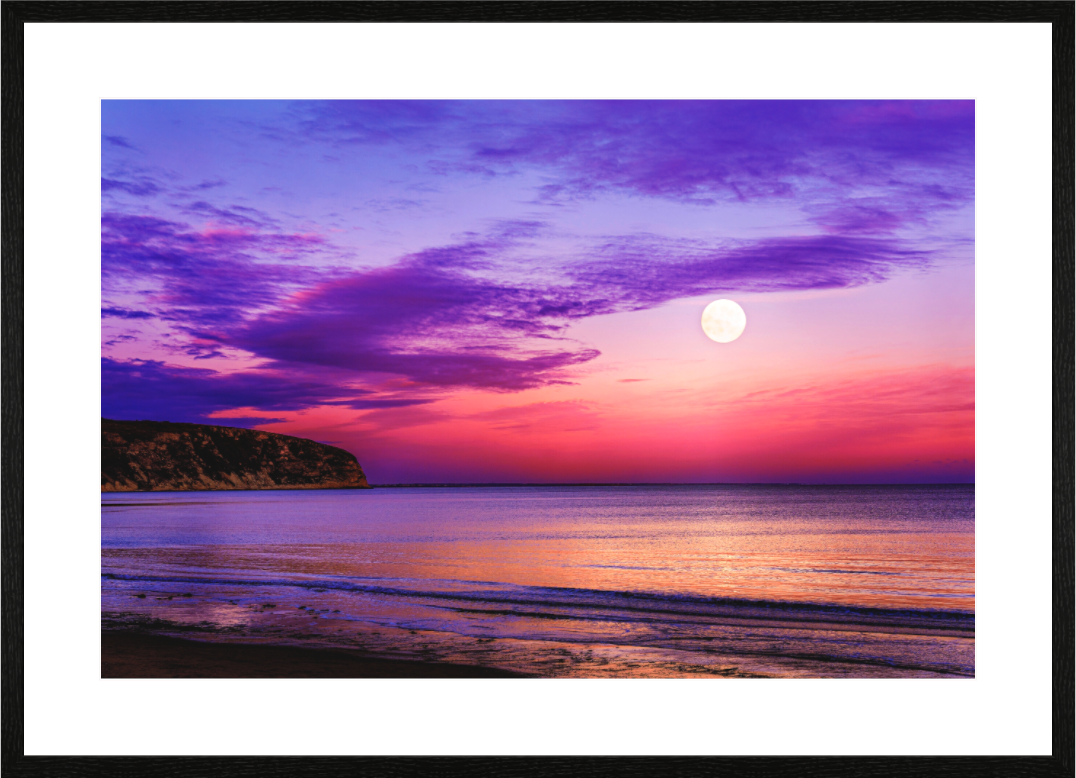 Main image Moonrise Over Swanage Bay