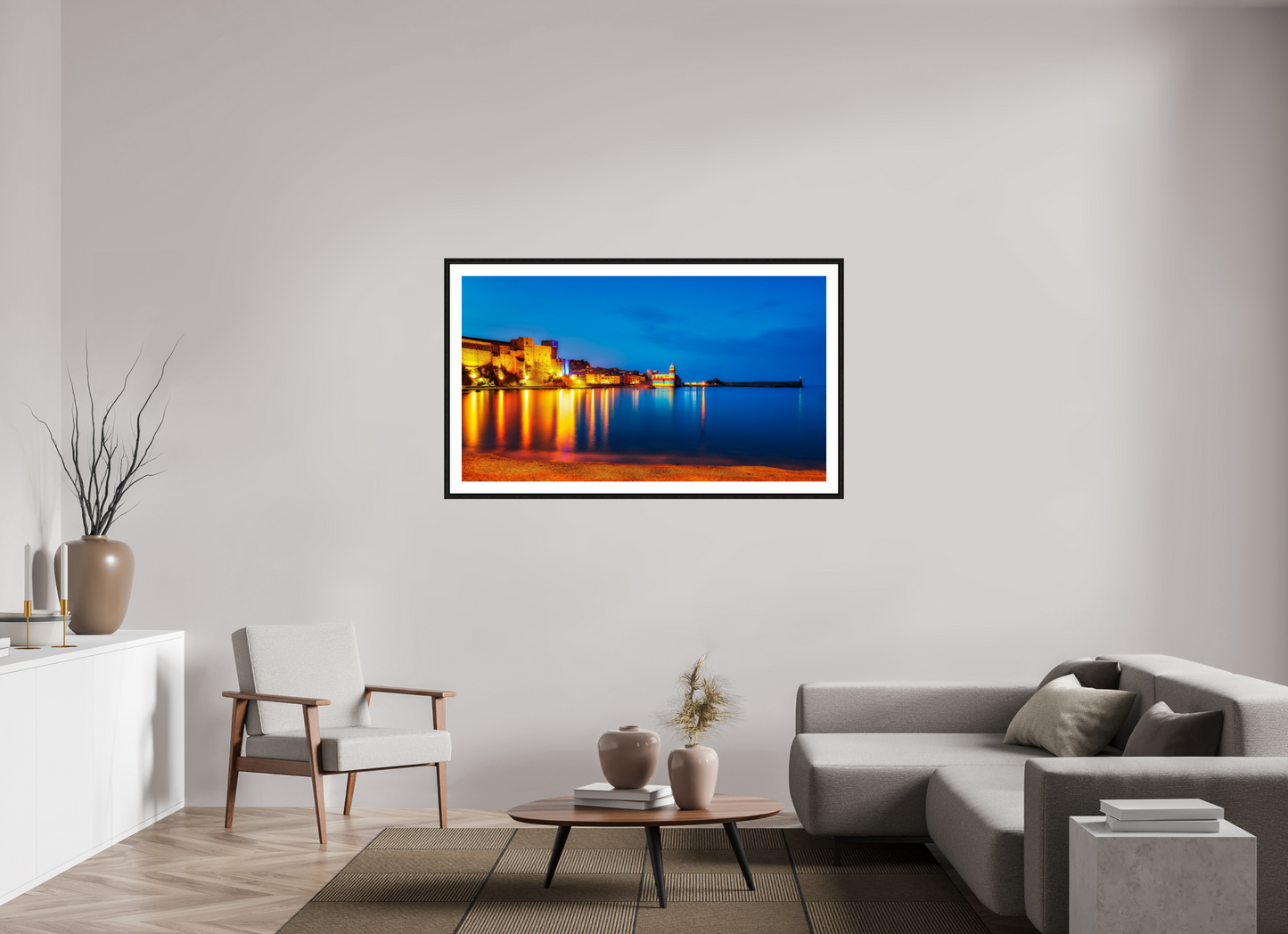 144 x 81 cm, Colour Oak, 5cm Harbour Twilight