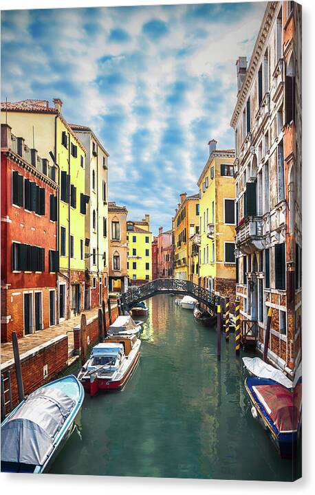 Venetian Canal - Canvas Print