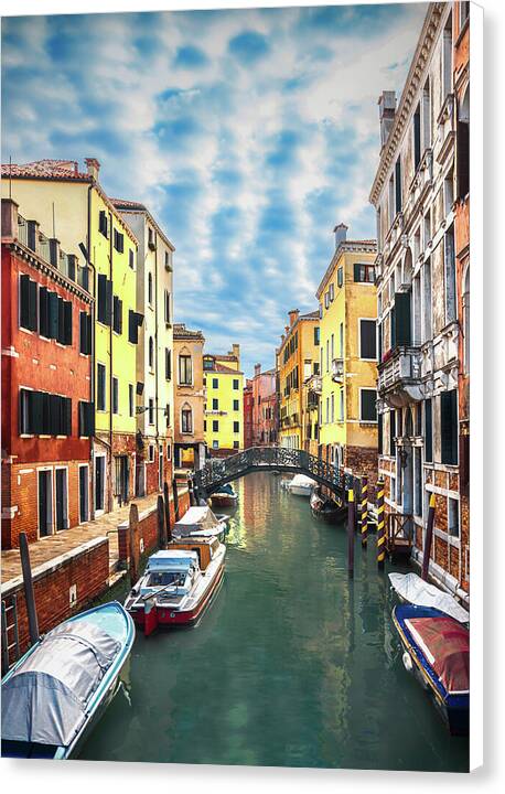 Venetian Canal - Canvas Print